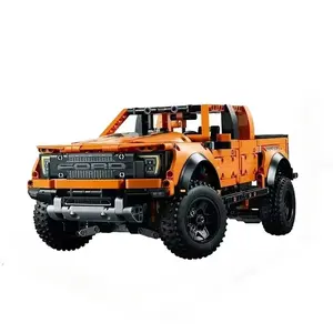 New 1379PCS Pickup Truck Racing Car Compatible High-Tech Buil ding Block Model Vehicle Bricks Boy Toy Gift Christmas birthday Building Blocks Model