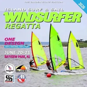 Windsurfer LT Charter for 2026 Island Surf & Sail Windsurfer Regatta