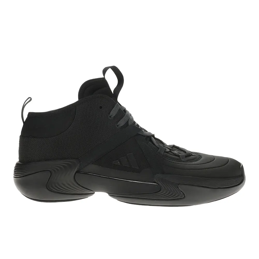 adidas Mens Exhibit Mid Basketball Sneakers Shoes - Black
