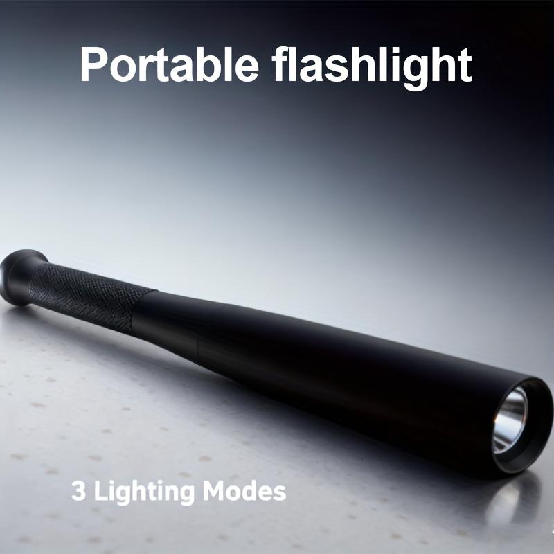 2-in-1 Aluminum Alloy Baseball Bat LED Flashlight Portable Torch with Lanyard for Outdoor Camping Hiking Emergency Light Super Bright 2-in-1 Aluminum Alloy Baseball Bat LED Flashlight Portable Torch with Lanyard for Outdoor Camping Hiking Emergency Light Super Bright