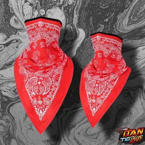 Titan TigRigs Paisley Bandana for Welders & Metalworkers - Soft Breathable Fabric for Arc Radiation Protection & All-Day Comfort