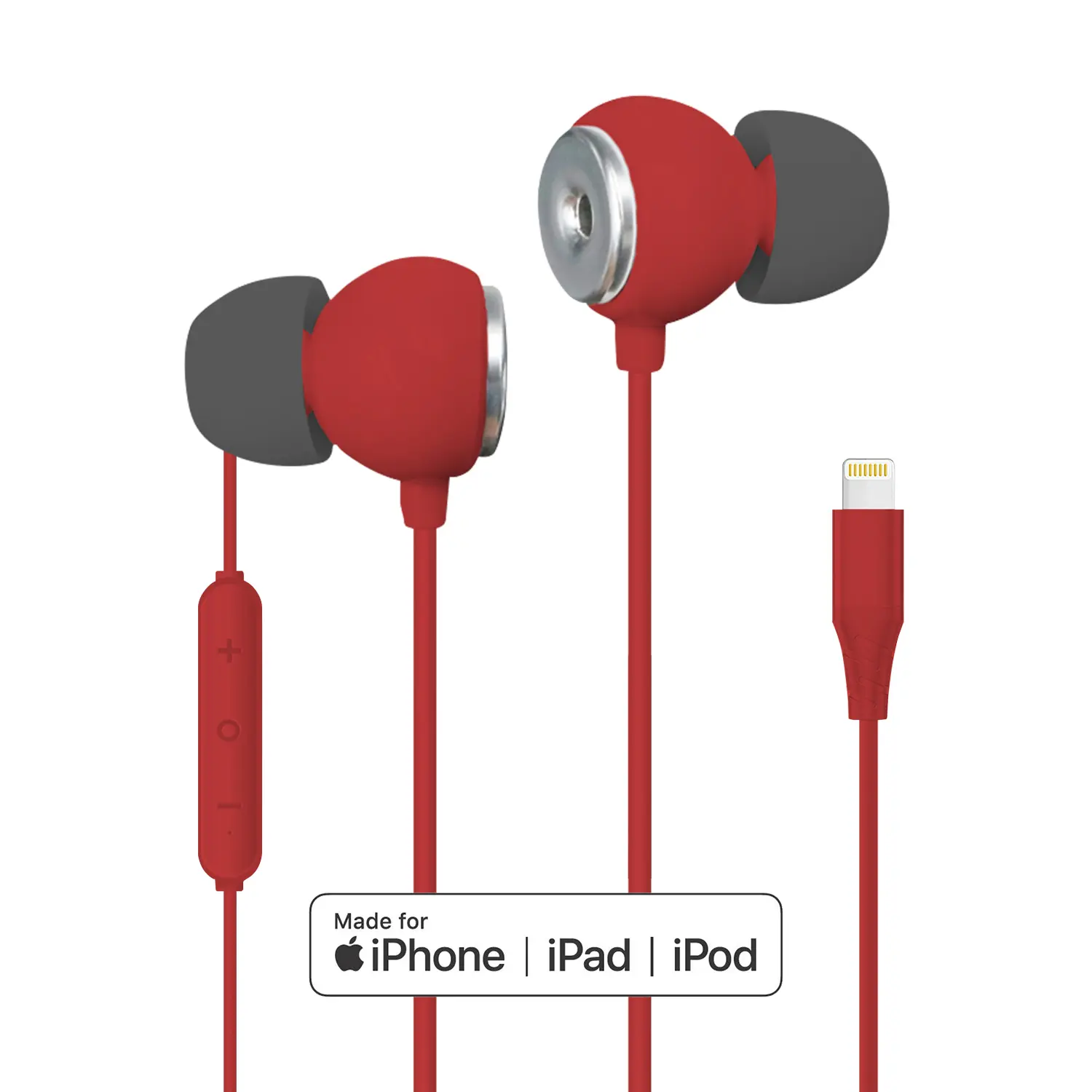 Helix Ultrabuds Lightning Earbuds for iPhone, High-Quality Audio, Seamless Stream, Durable Cable, Secure Plug, Lightning Port Compatibility