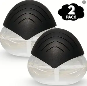 2-Pack Air Purifier with 1.8L Water Filter & 7-Color LED Night Light - Essential Oil Diffuser for Home Office - Quiet Operation & Odor Removal - Small Air Freshener for Smoke & Pets