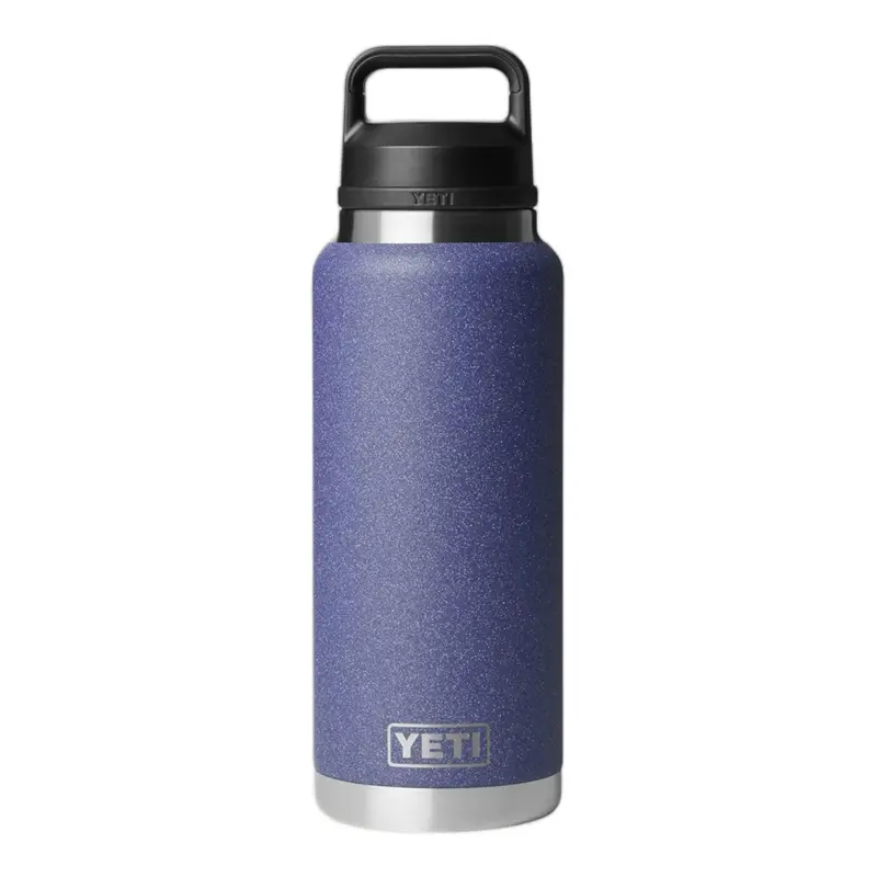 YETI Rambler 26oz Stainless Steel Vacuum Insulated Water Bottle - Leakproof Chug Cap, Anti-Scalding, Explosion-Proof, Peace-Focused Portable Flask, Moonlight Stylish Kitchenware Drinkware