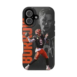 Joe Burrow Phone Case, Shockproof Case Cover Aesthetic Striped Compatible for iPhone17 16, 15, 14, 13, 12 Plus, Pro, Max, and Samsung S25-22 Perfect Birthday Gift for Friends