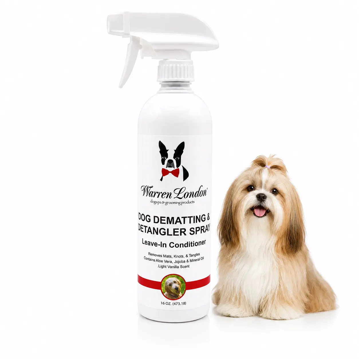 Dog De-matting and Detangler Spray - Leave-In Conditioner