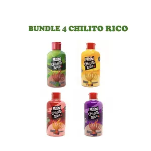 Bundle 4 Pelon Chilito Rico Chili Powder Seasoning Tamarind Flavor Sweet and Spicy Mexican Candy Bonbon Snack 140g ea
