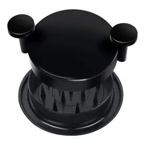 Chicken Shredder Shred Machine, Chicken Shredder Tool Twist, Meat Shredder with Handles and Non-Skid Base, Shred Machine Tool for Pork, Beef and Chicken,Dishwasher Safe - black