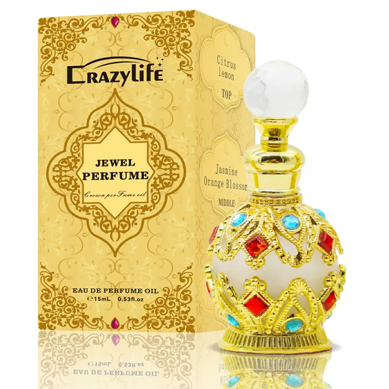 Arabian Floral Perfume Oil for Women, 15ml Alcohol-Free Liquid, Elegant Fragrance with a Jojoba Oil Base, Elegant Perfume, Floral Natural Fragrance, Women's Fragrance