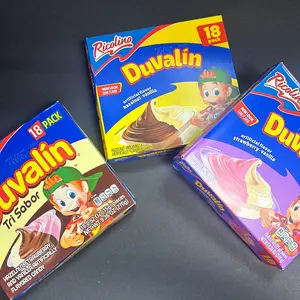 Ricolino Duvalin Strawberry/vanilla, Hazelnut\vanilla, Hazelnut/Vanilla/strawberry Mexican candy
