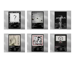 XXXTENTACION Album Posters Hip Hop Wall Art for Bedroom & Living Room No Frame Ideal for Music Lovers and Hip Hop Enthusiasts