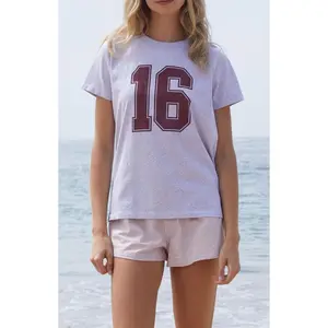 John Galt Women's Light Gray Chloe 16 T-Shirt - Multicolor