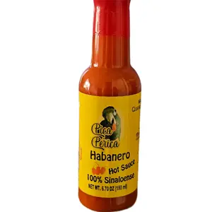 Salsa Pica Perica Hot Sauce Habanero - Authentic Sinaloa Mexican Salsa
