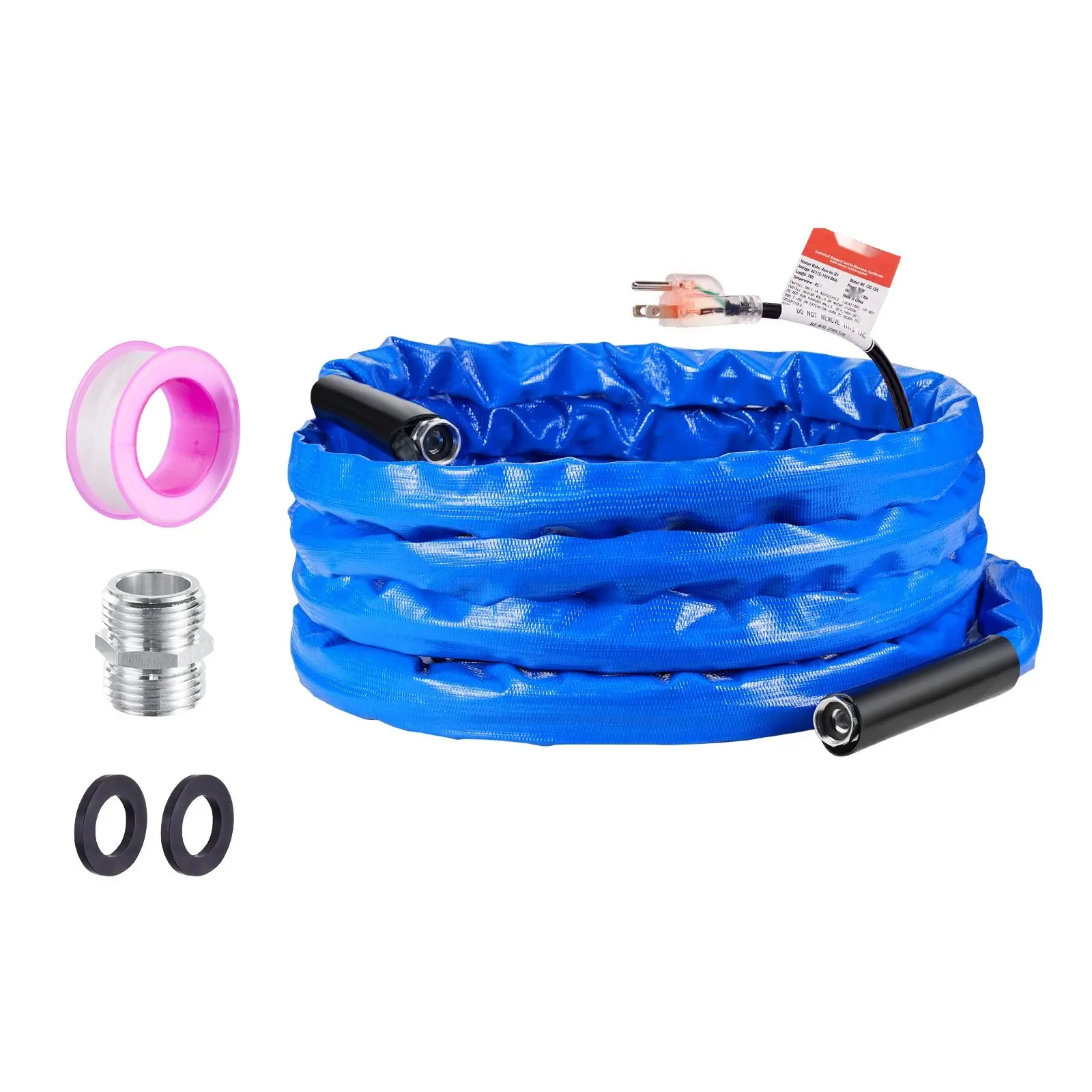 30-Foot Heated Water Hose For RV Use, -45℉ Antifreeze Insulated Drinking Water Hose With Winter-Ready Heating System, Durable Flexible Outdoor Hose For Campers, Prevents Freezing And Keeps Water Flowing In Cold Weather