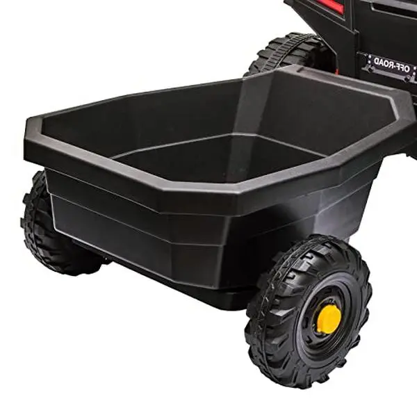 GARVEE 12V Trailer for Kids' Ride-On Vehicle - Parent Remote Control Compatibility, 3+ Yrs Outdoor Play Accessory (Trailer Only)