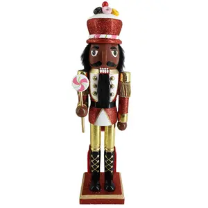 Candy Land Black King Nutcracker