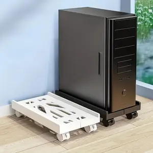 Movable Telescopic CPU Tray, CPU Bracket for PC Host, Office Computer, Printer, Air Purifier, Small Appliance, Laptop Stand & Tray