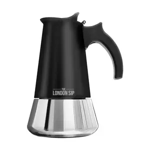 London Sip 3-cup Stainless Steel Espresso Maker