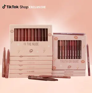 ColourPop Lippie Vault Duo | 10 Lippie Pencils + 10 Lippie Stix | 20 Neutral & Warm Shades, Longwear, Creamy, Pigmented