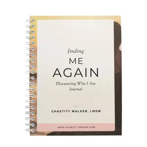 "Finding Me Again"-A 74-Page Guided Journal by Chastity Walker, Clinical Therapist to Help Heal from Trauma and Get out of Survivor Mode-Personal Development Workbook Interactive Notebook