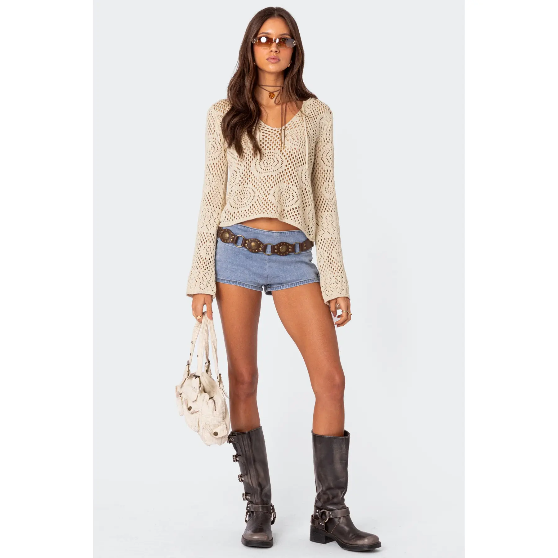 Kenzy Micro Denim Shorts