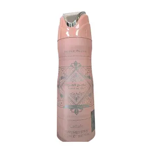 Lattafa Badee Al Oud Noble Blush Unisex Scented Body Spray Deodorant, 200ML Pineapple-Pepper Aroma Blend, Evening-Ready Bath & Body Care for Smooth Skin