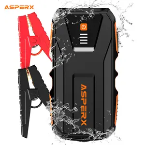 AsperX 3000A Waterproof Car Battery Jump Starter (Up to 10.0L Gas or 8.0L Diesel Engine), 12V Battery Pack Portable Vehicle Jump Box with LED Light