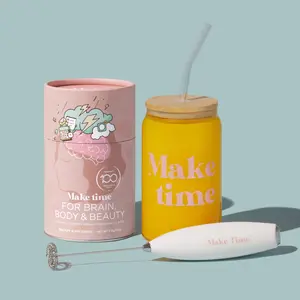 Make Time Starter Kit – Women’s GlowUp Wellness Drink with Vitamins for Energy, Focus & Healthy Skin