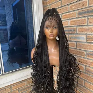 Long Black Wavy Hair Extension with Braids for Women - Perfect for Everyday Wear and Special Occasions