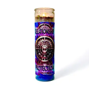 Relationship Protection Candle for Spiritual Protection Against Attacks, Curses &/or Negativity