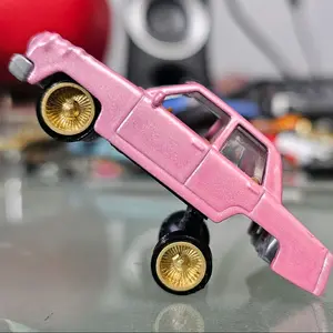 LOWRIDER BASE for 2026 The Simpsons Homer Car Hot Wheels- 5 Pack Adjustable Black Plastic Component for Model Cars Replacement Part