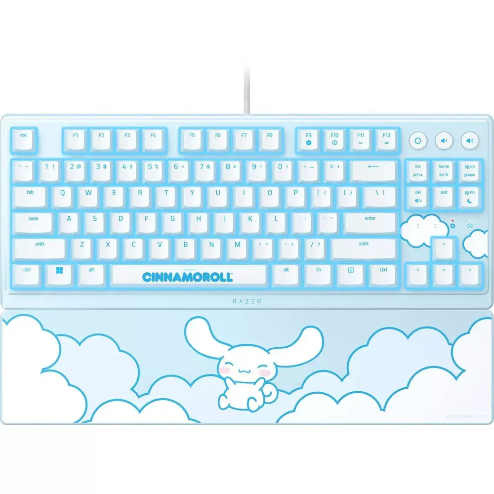 Razer Ornata V3 Tenkeyless Low Profile Gaming Keyboard US Layout - Cinnamoroll Edition