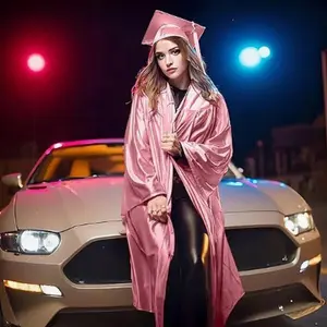 Shiny Adult Grad Cap, Gown & Tassel Set | Ideal for High School & Bachelor Graduates