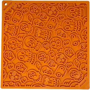 Zombie Design Emat Enrichment Lick Mat for Dogs and Cats