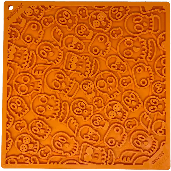 Zombie Design Emat Enrichment Lick Mat for Dogs and Cats