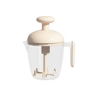 Multifunctional Egg Beater with Filter Cup, Practical Plastic Manual Egg Mixer Cup with Scale Line, Hand-pressed Egg Liquid Filter Cup, Egg Beating Mixing Cup for Kitchen
