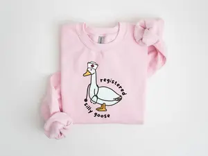 Registered Silly Goose Sweatshirt, RN Shirt, Nurse Gift, Nurse Shirt, Funny Shirt, Funny Goose Shirt,Funny Gift, Gag Gift, Nurse Day, Nurse Menswear Canvas