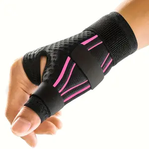 Wrist Support with Thumb Brace - Wrist Support with Adjustable Thumb Brace