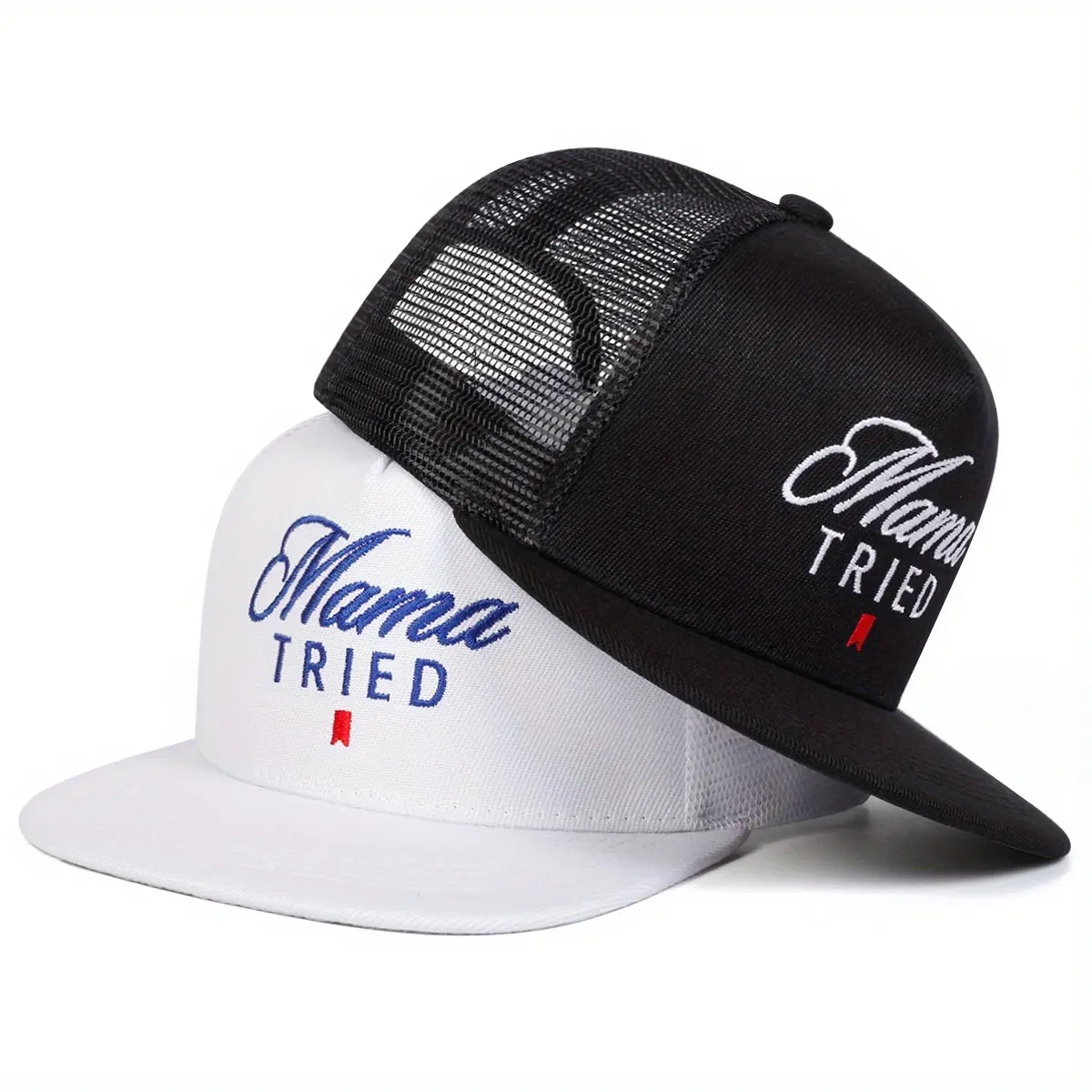 Unisex Letter Embroidered Hip Hop Hat Mesh Hat Outdoor Adjustable Sunscreen Leisure Hat Spring Autumn Travel Tourism Beach Vacation