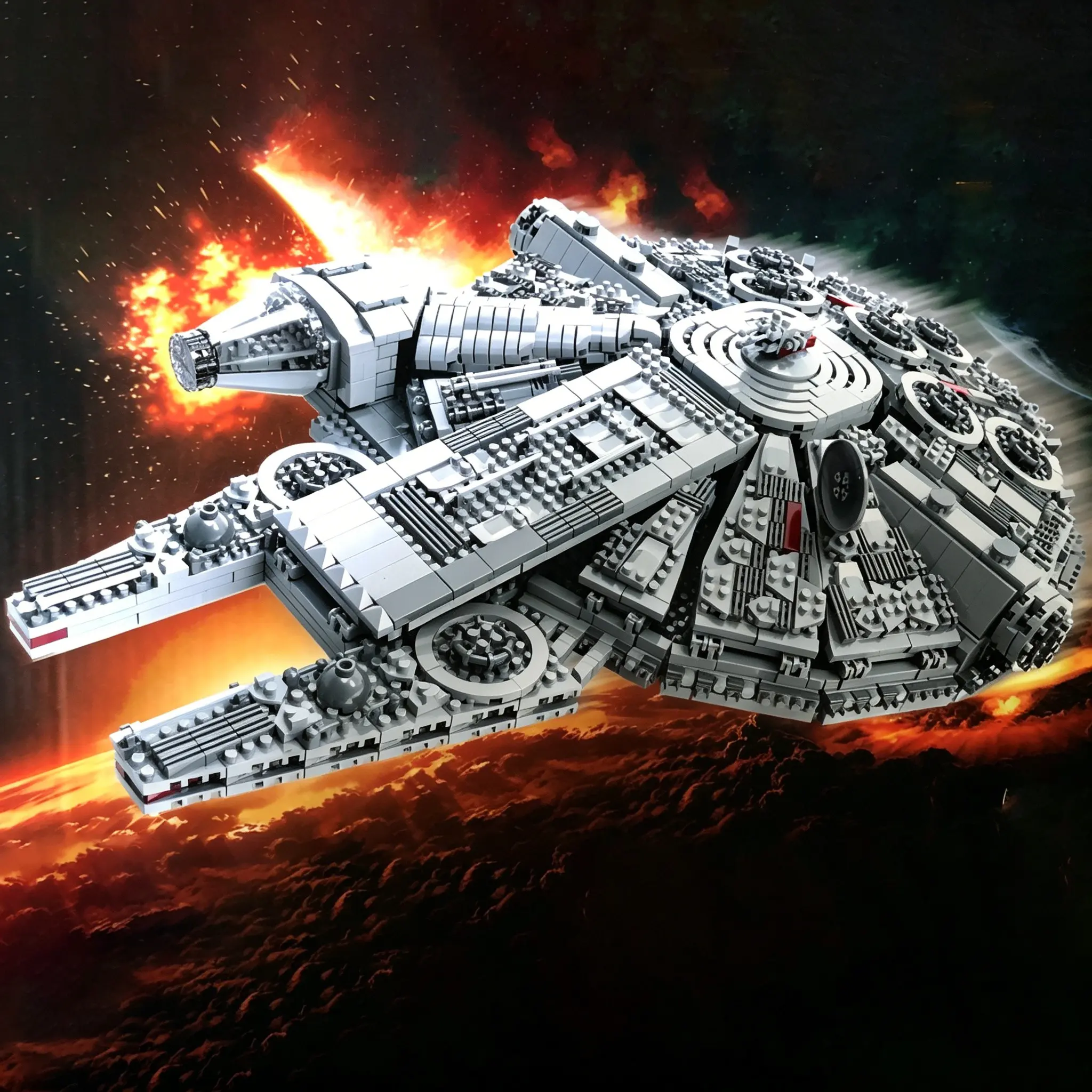 Starship Building Model Kit, Immersive Space Assembly Experience, Stable Structure, Sci-Fi Collectible, Must-Have Building Piece, Creative Building Blocks, Building Blocks Set, Building Block Sets, Collectible Construction Set