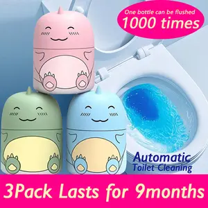 Automatic Toilet Cleaner, Cleans and Freshens Toilet Bowl, Atlantic Fresh Scent，Powerful Stain Removal, Long-Lasting Freshness, Effortless Toilet