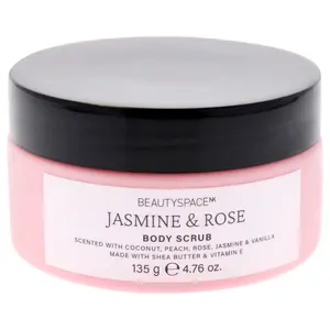 Beauty Space Body Scrub - Jamine and Rose by BeautySpace for Unisex - 4.76 oz Body Scrub Skin Exfoliate Skin Repair