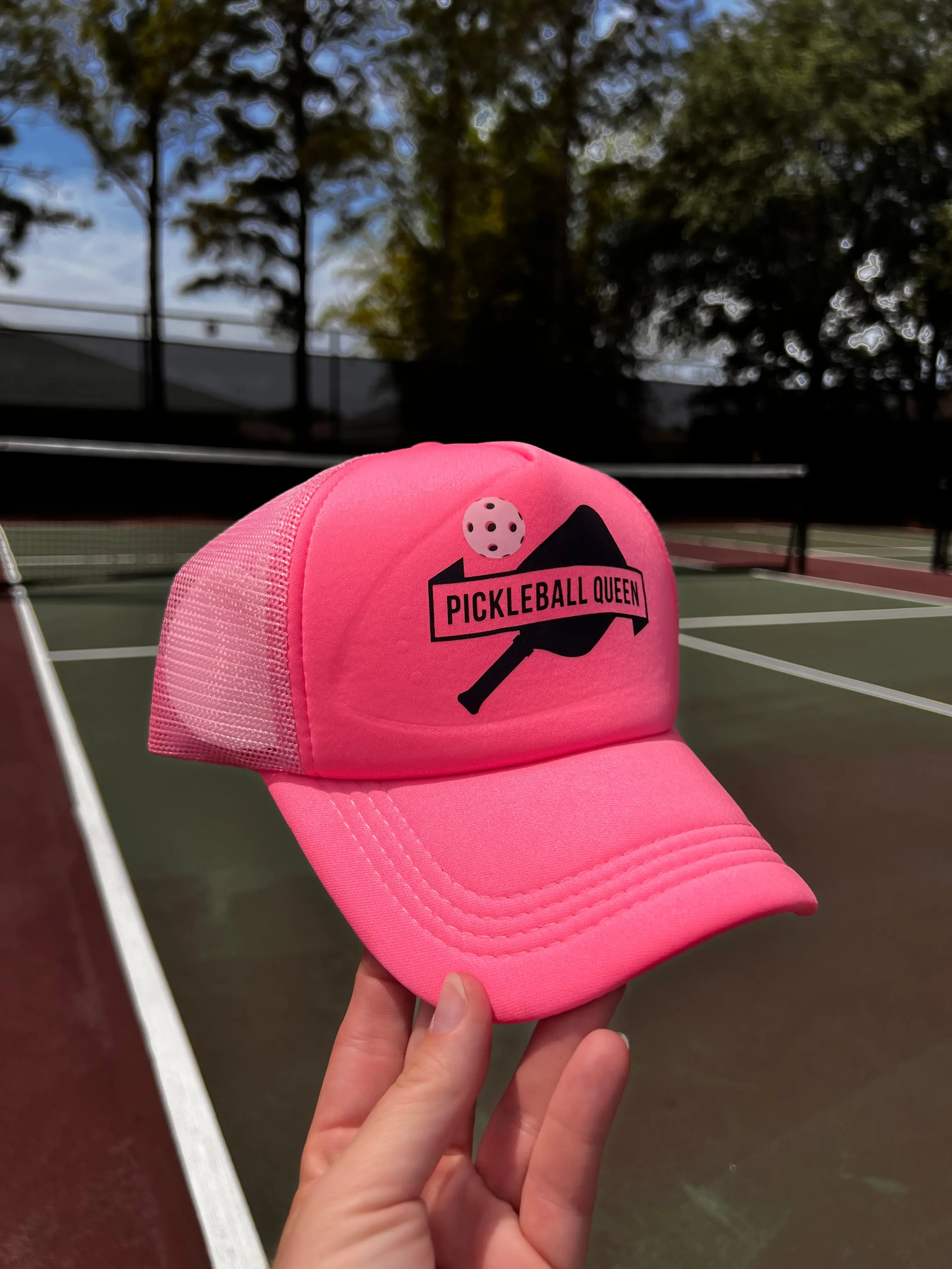Pink Pickleball Trucker Hats