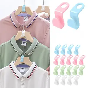 30/100 Counts Hanger Hangers Space Saving Hooks,Connector Hooks,Clothes Hanger Connector Hooks,Multiple Random Colors.