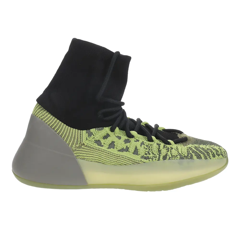 adidas Mens Yeezy Knit Basketball Sneakers Shoes - Green