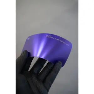 PET Matte Plated Metallic Midnight Purple