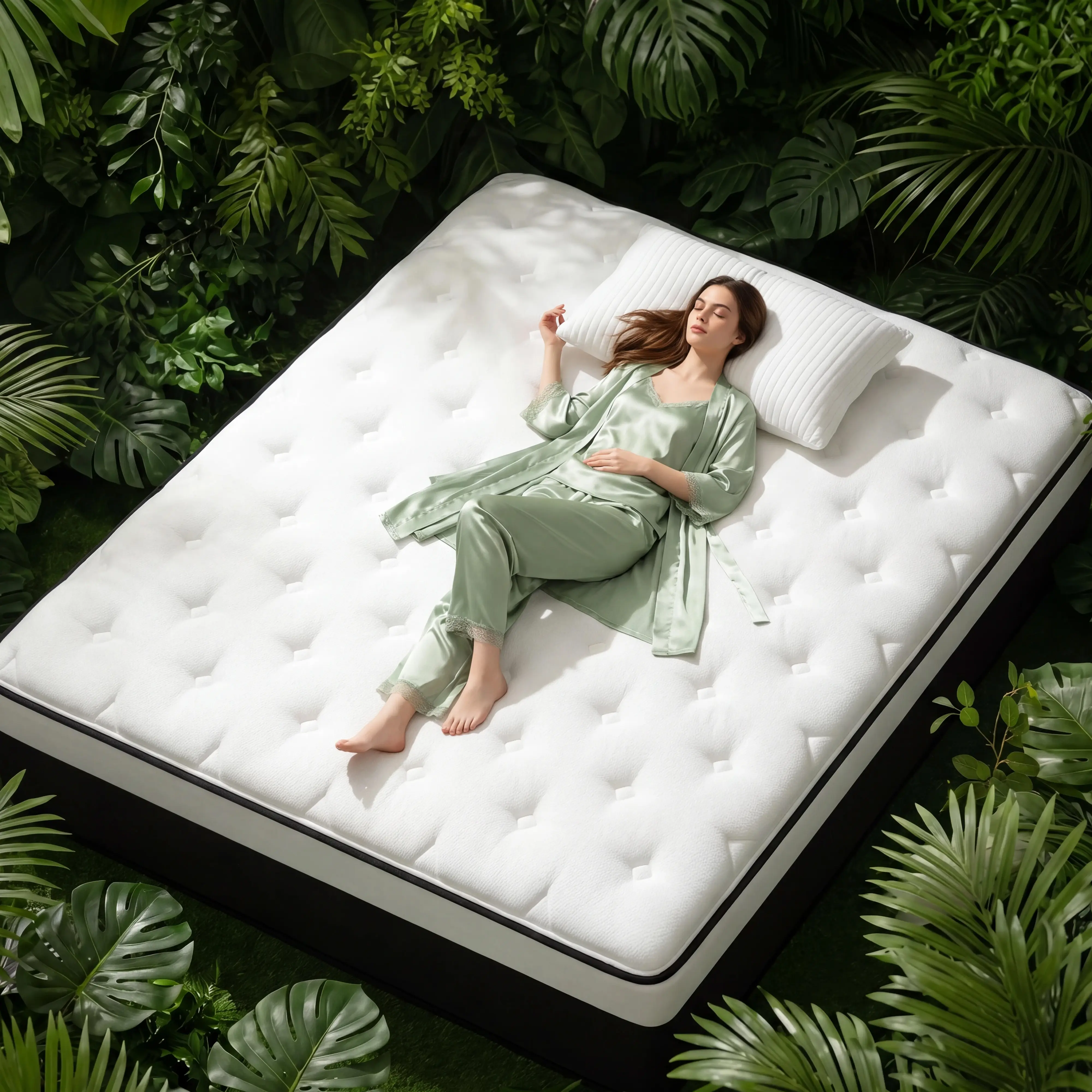 Ergonomic Mattress (12-14 in), Medium Firm for Pressure Relief, Ideal for Home Bedroom & Dorm, Indoor Furniture Sleep Support Solution foam memory