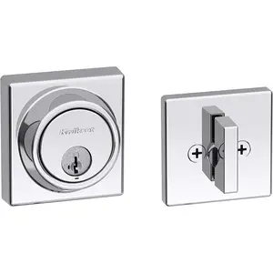 Kwikset 98160-017 Contemporary Key Control deadbolt, Polished Chrome