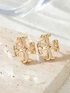 Simple Symbol Earrings, Boho Style, Boho Aesthetic, Baroque Pattern, Plastic Material, Perfect for Daily Wear, Gift Ready and Gifts, Office Friendly