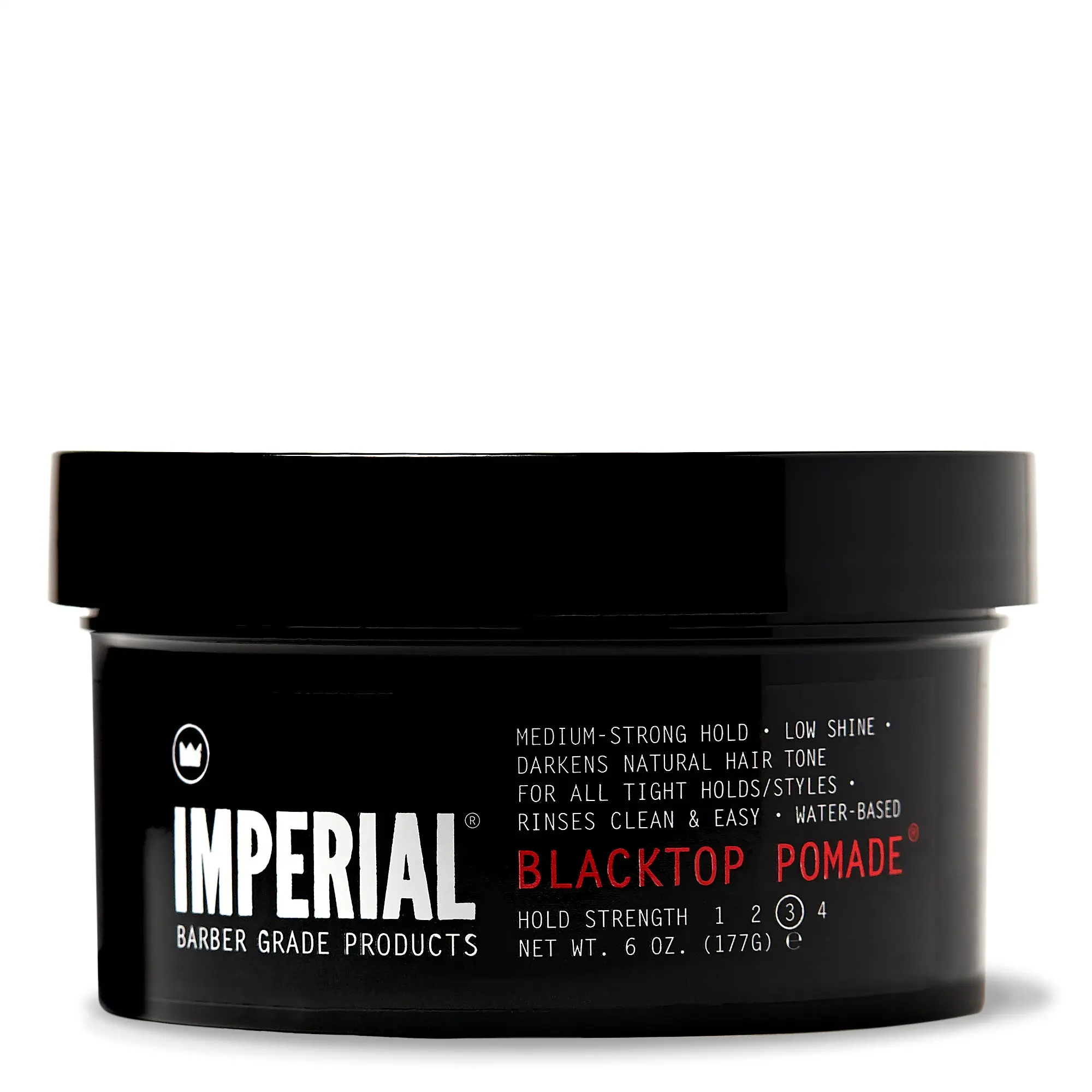 Imperial Barber Grade Products | Blacktop Pomade - 6 oz